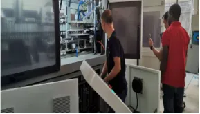 Safety precautions for installing blow moulding machines